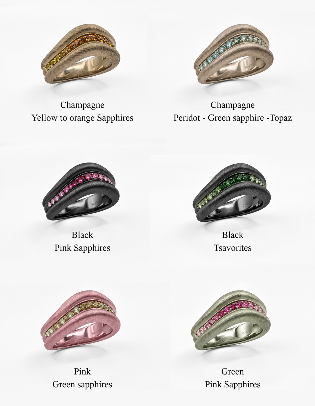 Rumba Ring - Colored stones